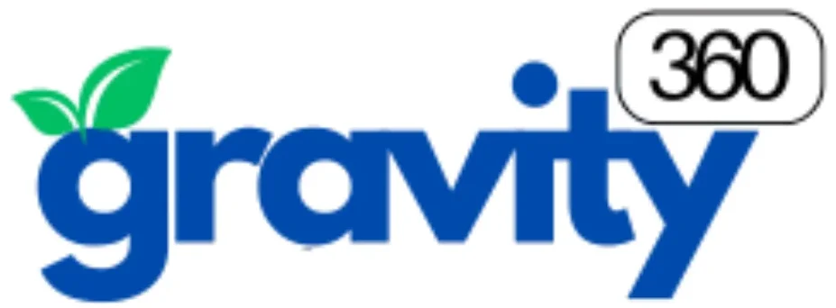 Gravity 360 digital marketing company logo in Sacramento.