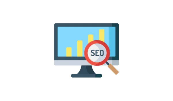 Search engine optimization service Sacramento icon for improving website rankings on Google