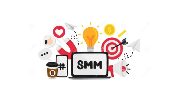 Social media marketing service icon for business growth and brand engagement